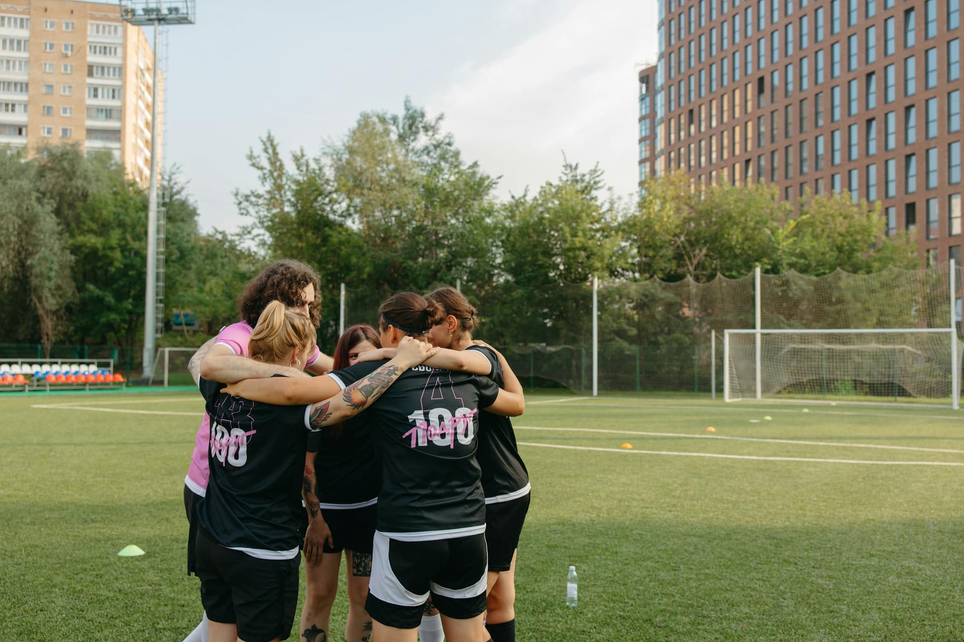 Team huddle