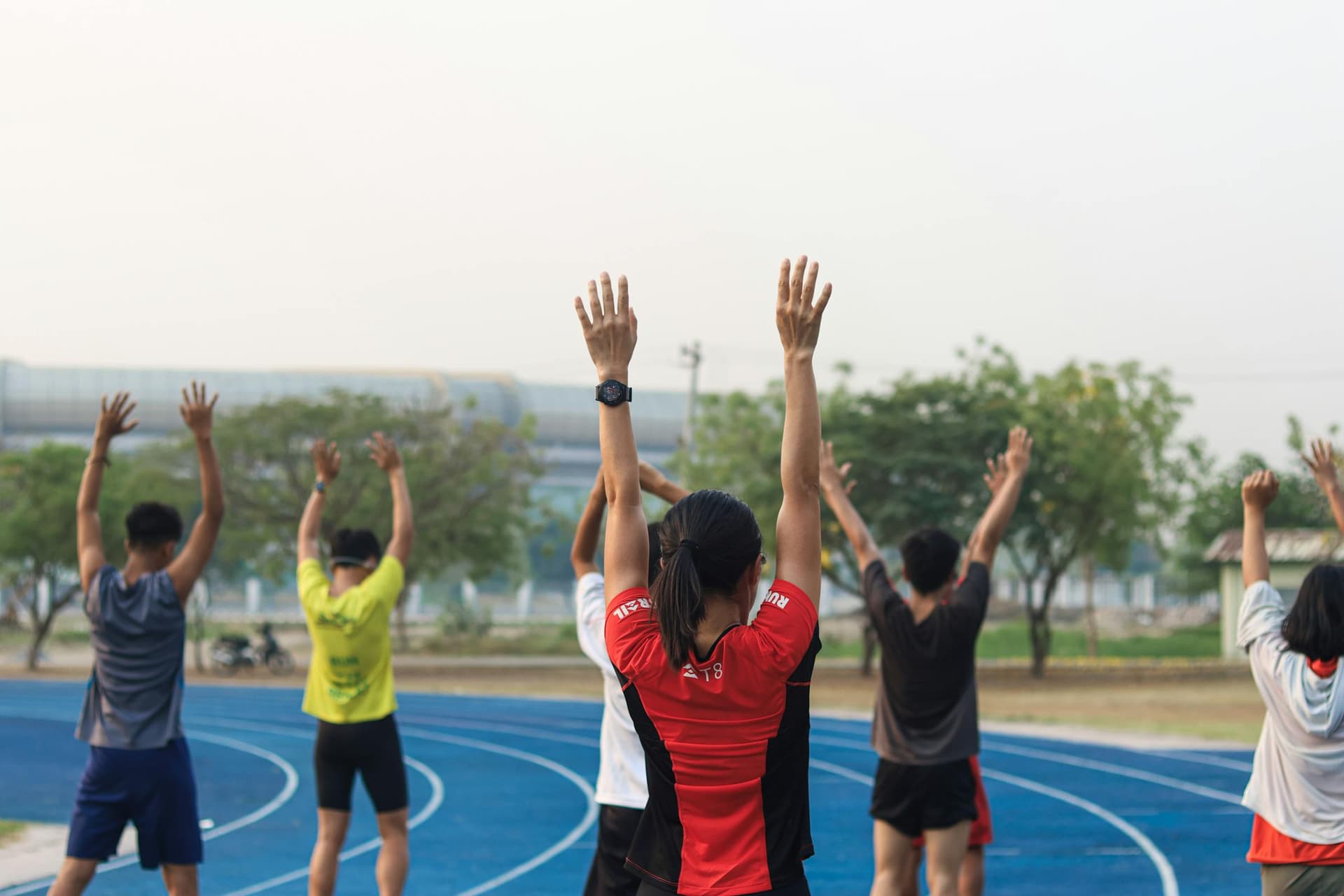 Group track workout
